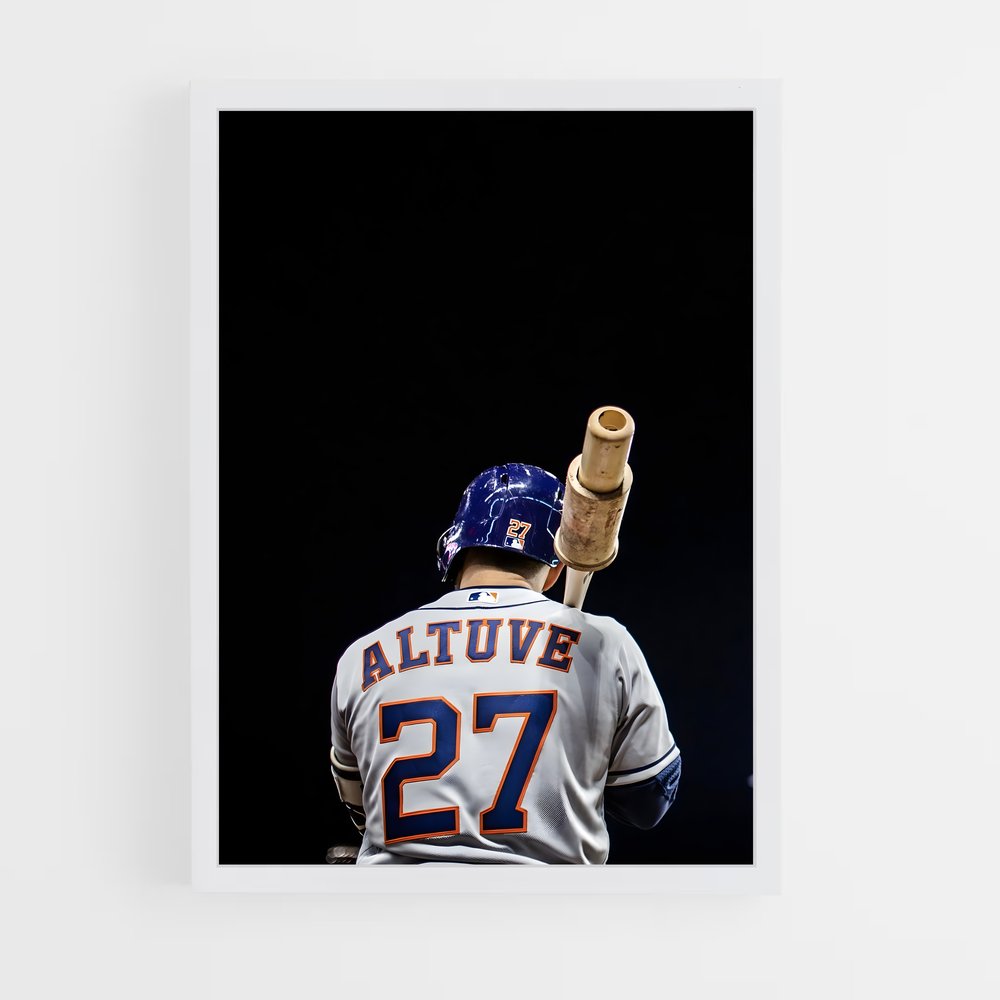 Poster Jose de altuve – affiche Baseball (vue 3)